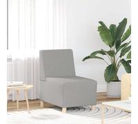 vidaXL Unidad de Sofá Modular sin Brazos Gris Nube tela