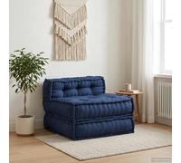 vidaXL Unidad de Sofá Modular Tela Añil 70 x 70 x 56 cm