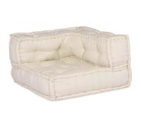 vidaXL Unidad de Sofá Modular Tela Crema 210 x 140 x 56 cm