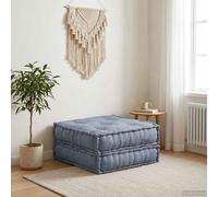 Pouffe Modular vidaXL Gris 70x70x36 Tela