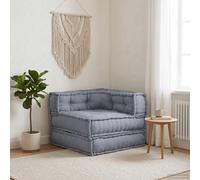 vidaXL Unidad de Sofá Modular Tela Gris 70 x 70 x 56 cm