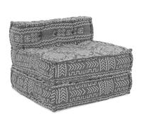 vidaXL Unidad de Sofá Modular Tela Gris Claro 70 x 70 x 56 cm