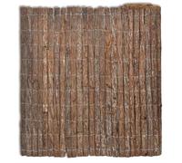 vidaXL Valla cañizo de corteza 400x100 cm