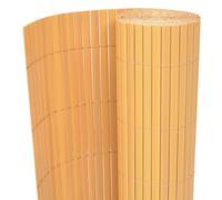 vidaXL Valla de Jardín Amarillo 150 x 500 cm PVC