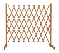 Vidaxl Valla de Jardín Enrejada Madera Maciza Abeto 180x100 Cm Orange