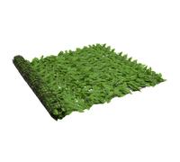 vidaXL Valla de privacidad de balcón de hojas verde 300x150 cm