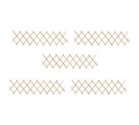 vidaXL Vallas enrejadas 5 uds madera de abeto 180x30 cm