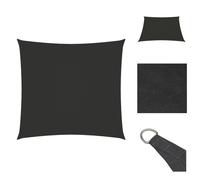 vidaXL Vela de sombra de tela Oxford, cuadrada, 7x7 metros, color antracita - Toldos y protectores solares