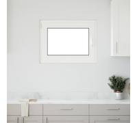vidaXL Ventana de sótano oscilante y abatible RISOR 80 x 60 cm