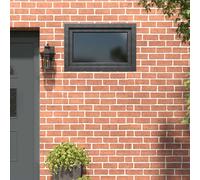 vidaXL Ventana de sótano oscilante y abatible RISOR 90 x 50 cm