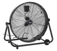 vidaXL Ventilador de tambor industrial negro 60 cm 172,5 W