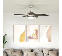 vidaXL Ventilador de Techo con Luz y Control Remoto Ø 110 cm