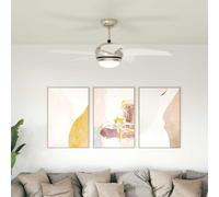 vidaXL Ventilador de Techo con Luz y Control Remoto Ø 110 cm