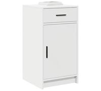 vidaXL Vitrina con cajón 40 x 40.5 x 75 cm Madera contrachapada, Aparador Moderno, solución de Almacenamiento Chic, Mueble Duradero, diseño Rectangular, Organiza tu Sala funcionalmente