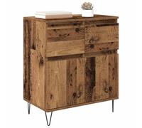 vidaXL Vitrina con cajón Madera Vieja 60 x 35 x 70 cm, Almacenamiento para Sala, aparador Rectangular, Mueble Moderno, Buffet Elegante, Durable y Espacioso