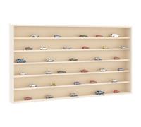 vidaXL Vitrina de madera para coleccionistas con 6 estantes