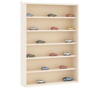 vidaXL Vitrina de madera para coleccionistas con 6 estantes
