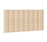 vidaXL Vitrina de Madera para coleccionistas con 80 Compartimentos 80x4,5x40,5 cm