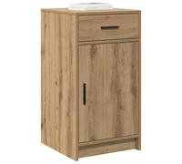 vidaXL Vitrina Roble Artesanal 40 x 40.5 x 75 cm Madera contrachapada, Aparador Moderno, solución de Almacenamiento Chic, Mueble Duradero, diseño Rectangular, Organiza tu Sala funcionalmente