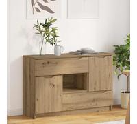 vidaXL Vitrina Roble artisan 100 x 30 x 65,6 Madera de ingeniería