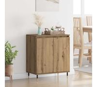 vidaXL Vitrina Roble artisan 60 x 35 x 70 cm Madera de ingeniería