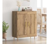 vidaXL Vitrina Roble artisan 69,5 x 34 x 90 cm