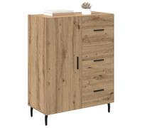 vidaXL Vitrina con cajón Roble Artesanal 69,5 x 34 x 90 cm, Sala Moderna, aparador Rectangular, Almacenamiento Resistente, amplios cajones, diseño de Madera Elegante