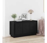 vidaXL Vitrina Roble Negro 102 x 35 x 55 cm Madera contrachapada