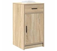 vidaXL Vitrina Roble Sonoma 40 x 40.5 x 75 cm Madera contrachapada, Aparador Moderno, solución de Almacenamiento Chic, Mueble Duradero, diseño Rectangular, Organiza tu Sala funcionalmente