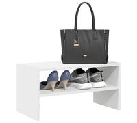 vidaXL Zapatero apilable blanco 60x30x30,5 cm