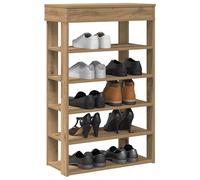 vidaXL Zapatero artesanal de madera contrachapada 60x30x98 cm