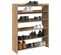 vidaXL Zapatero artesanal de madera contrachapada 80x25x100 cm