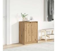vidaXL Zapatero Artisan Roble - Madera de ingeniería 57x34x76 cm