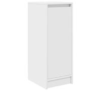 vidaXL Zapatero 29,5x34x76 cm Madera de ingeniería Blanco