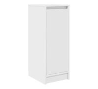 vidaXL Zapatero 29,5x34x76 cm Madera de ingeniería Blanco
