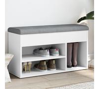 vidaXL Zapatero blanco 82x32x45,5 cm madera de ingeniería