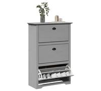 vidaXL Zapatero BODO gris 80x35x118 cm