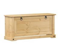 vidaXL Mueble zapatero Corona – Madera maciza de pino 99x32x47 cm
