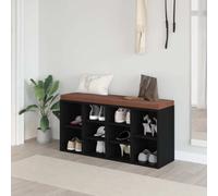 vidaXL Zapatero de 103x30x48 cm, fabricado en material de madera. Zapatero, bancos para zapatos, banco con espacio de almacenamiento, estante para zapatos