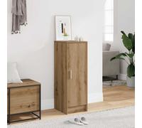 vidaXL Artisan - Zapatero organizador de madera de ingeniería, 6 estantes, 32 x 35 x 92 cm