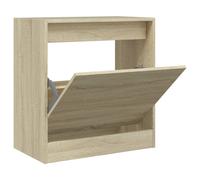 vidaXL Zapatero de madera de ingeniería roble Sonoma 60x34x63,5 cm