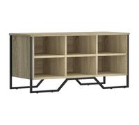 vidaXL Zapatero de madera de ingeniería Roble Sonoma 90x38x45,5 cm