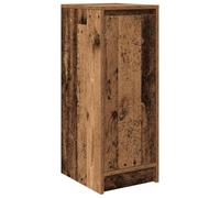 vidaXL Zapatero de madera vieja 29,5x34x76 cm, madera procesada