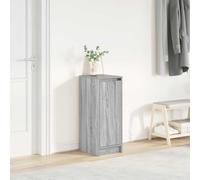 vidaXL Zapatero gris Sonoma 29,5x34x76 cm madera de ingeniería