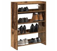 vidaXL Zapatero madera contrachapada madera vieja 60x25x81 cm