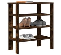 vidaXL Zapatero madera contrachapada roble ahumado 61x32x70 cm
