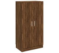 vidaXL Zapatero armario – Madera contrachapada 55x35x108 cm – Roble marrón