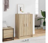vidaXL Zapatero de madera contrachapada roble Sonoma 60x35x92 cm