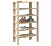 vidaXL Zapatero madera contrachapada roble Sonoma 61x32x105 cm