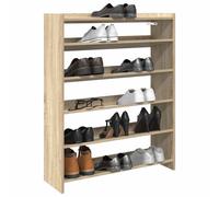 vidaXL Zapatero madera contrachapada roble sonoma 80x25x100 cm